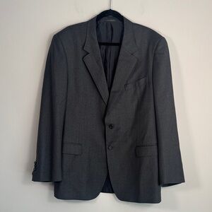 YSL Men’s Blazer Sport Coat in Charcoal Gray - FR 56 Regular